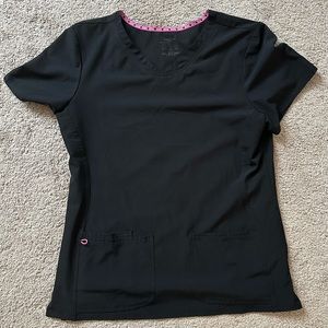 HeartSoul Black Scrub Set